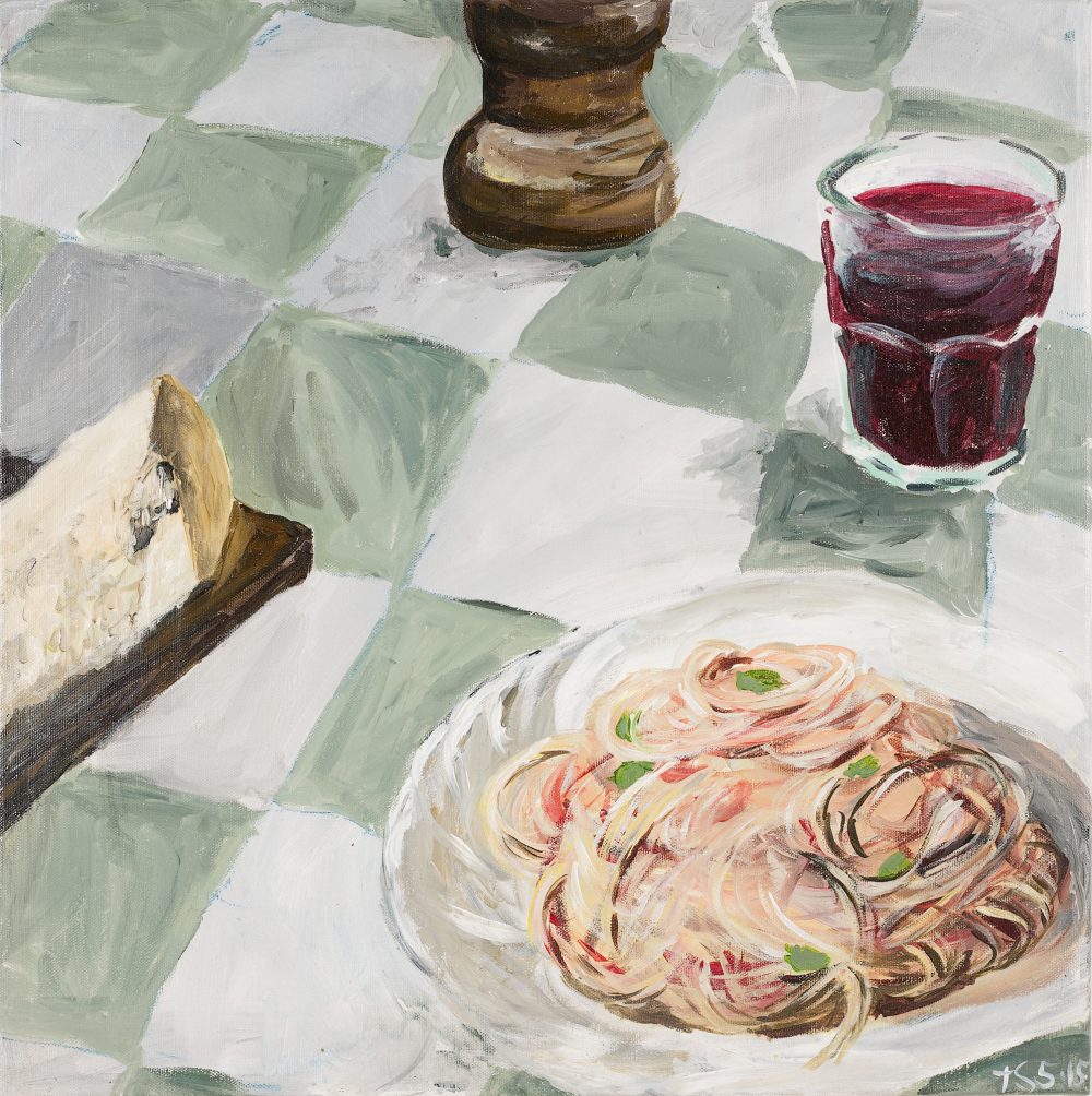 Glas © Tina Steffens 2015 50x50cm Acryl auf Leinwand #100120