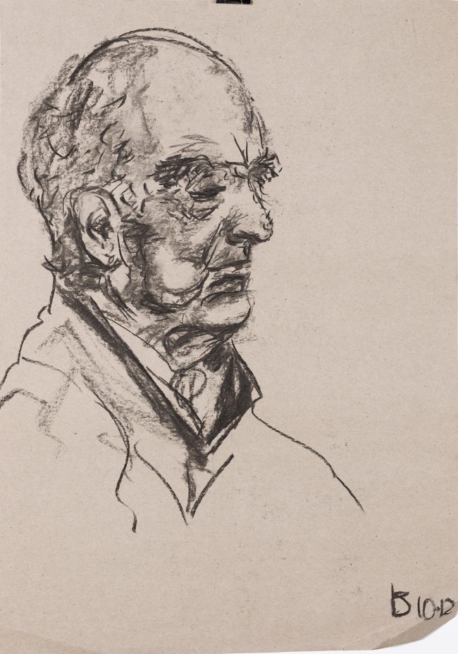 Portrait © Tina Steffens 2012 60x42cm Kohle auf Papier #1001277