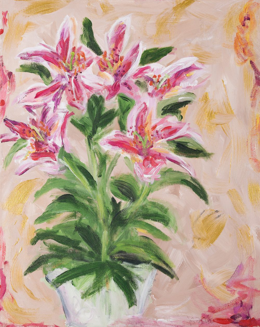 Flowers © Tina Steffens 2010 50x40cm Acryl auf Leinwand #100128