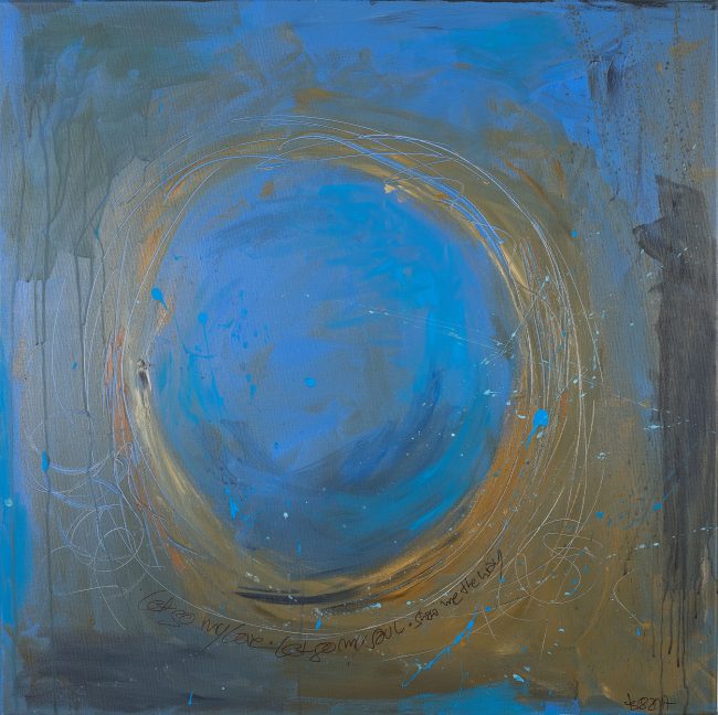 Storm © Tina Steffens 2016 70x100cm Mischtechnik auf Leinwand #100145