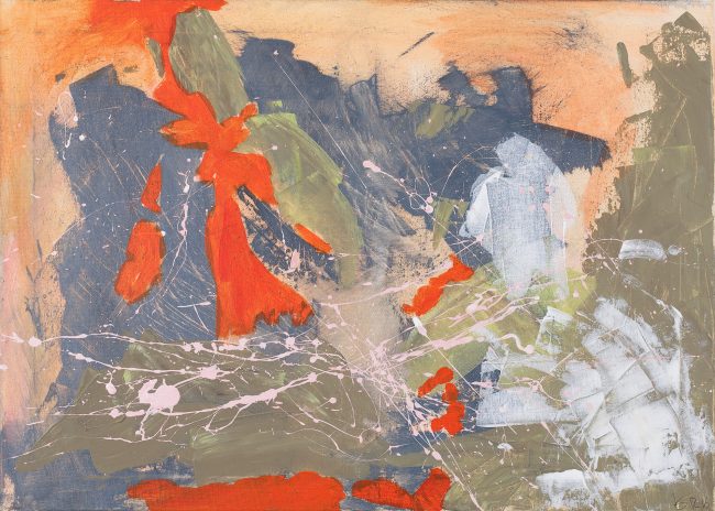 Engel © Tina Steffens 2016 50x70cm Acryl auf Leinwand #100117