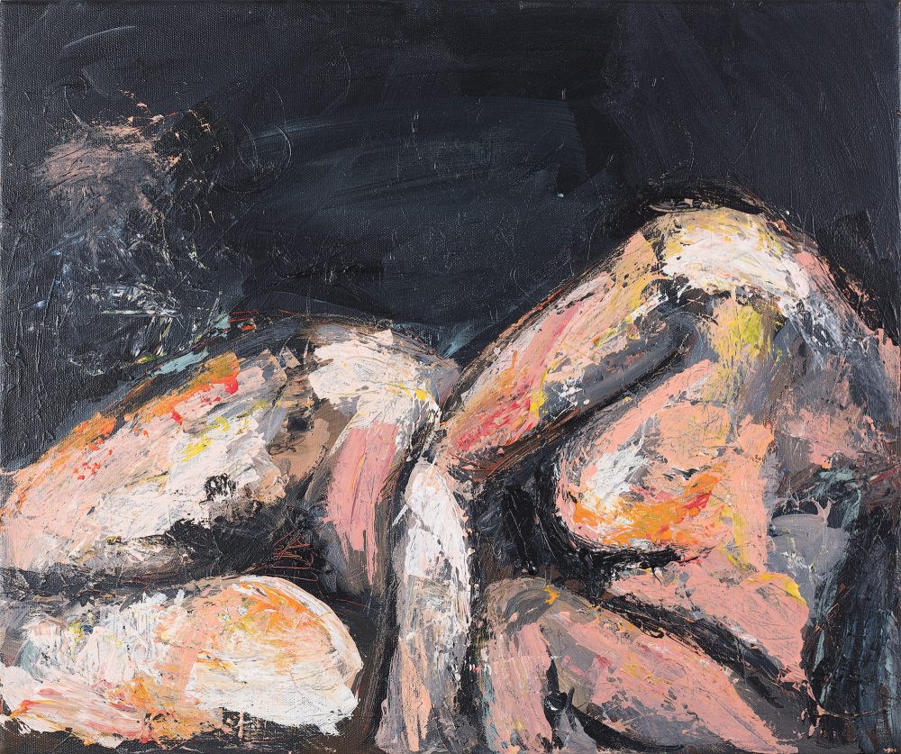 Act 1 © Tina Steffens 2017 50x60cm Acryl auf Leinwand #100125