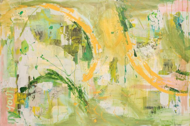 Abstract One © Tina Steffens 2016 80x120cm Acryl auf Leinwand #100147