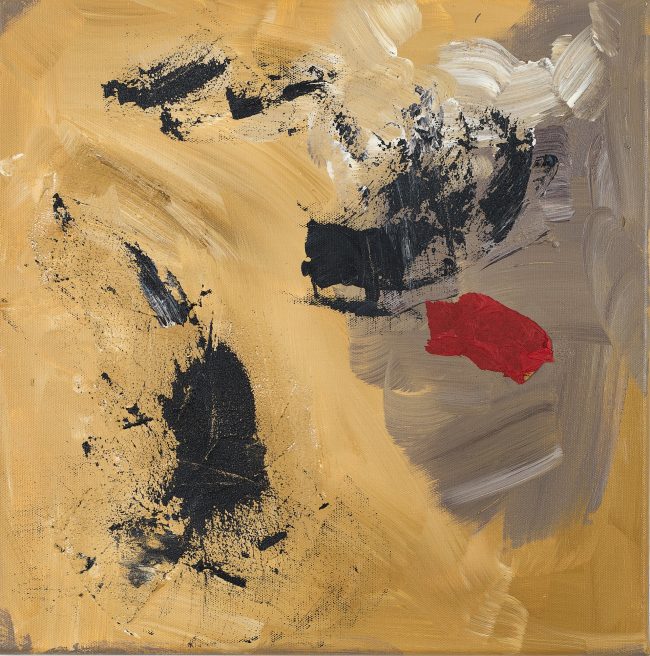 Caramel 1/3 © Tina Steffens 2017 40x40cm Mischtechnik auf Leinwand #100133