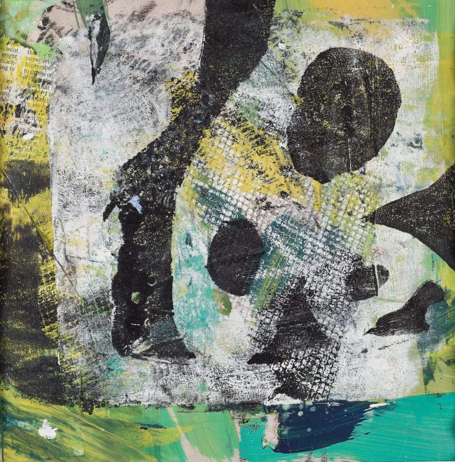 2017 24 x 24cm Passepartout 40 x 40cm (schwarz) Druck Acryl auf Papier #100162