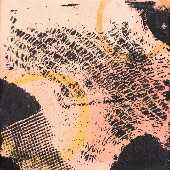 Untitled © Tina Steffens 19 x 19cm Passepartout 40 x 40cm (schwarz) Druck Acryl auf Papier #100170