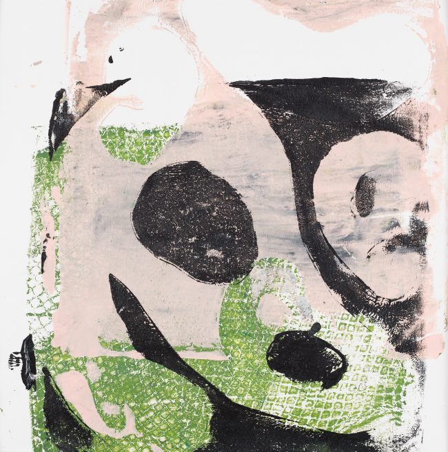 Untitled © Tina Steffens 24 x 24cm Passepartout 40 x 40cm (schwarz)Druck Acryl auf Papier #100161