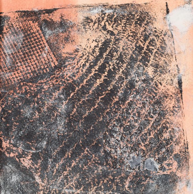 Untitled © Tina Steffens 19 x 19cm Passepartout 40 x 40cm (schwarz) Druck Acryl auf Papier #100171