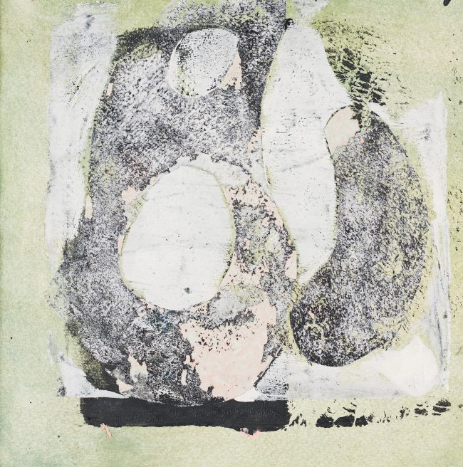 Untitled © Tina Steffens 24 x 24 Passepartout 40 x 40cm (weiß) Druck Acryl auf Papier #100168