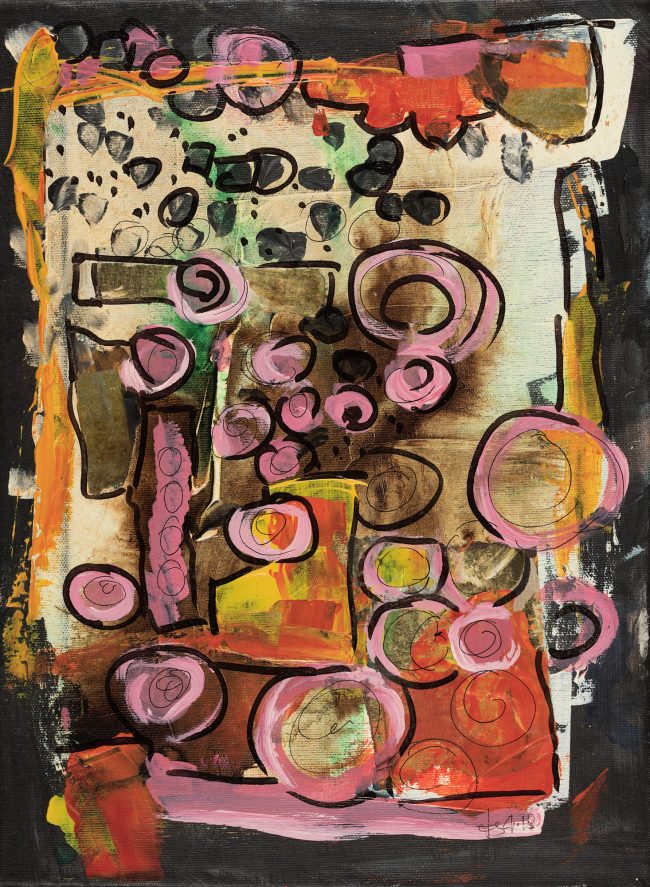 No Titel © Tina Steffens 2018 40 x 30cm Acryl auf Leinwand #100184