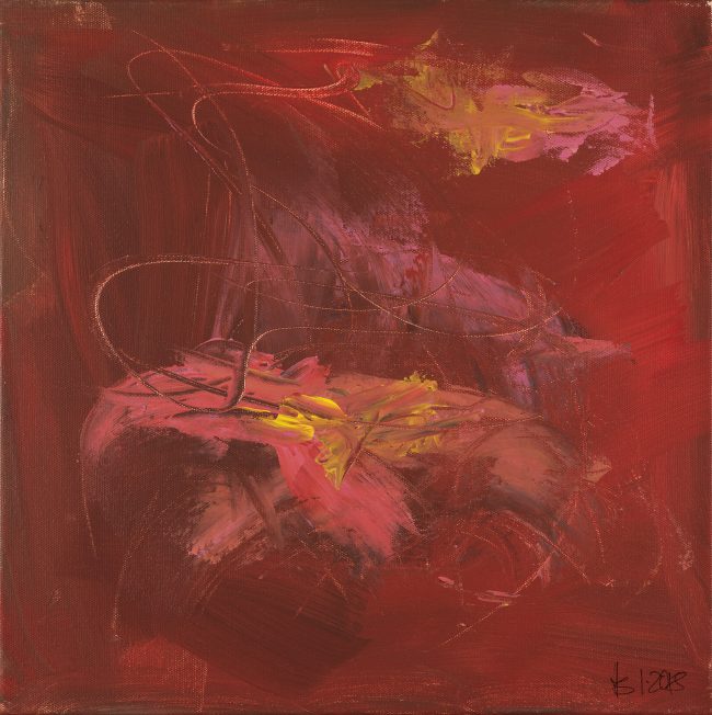 No Titel © Tina Steffens 2018 40 x 40cm Acryl auf Leinwand #100181