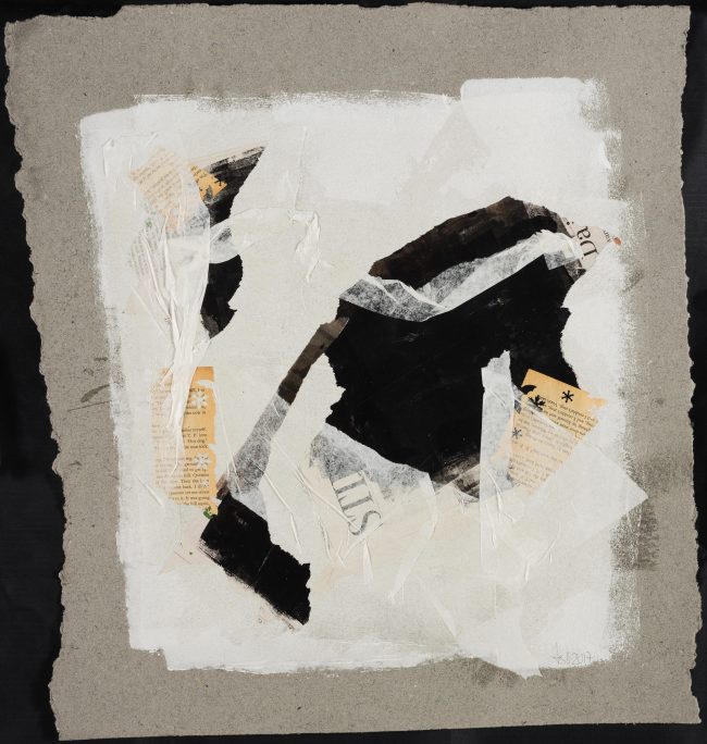 Stiel © Tina Steffens 2018 50 x 50cm Mischtechnik auf Pappe #100187