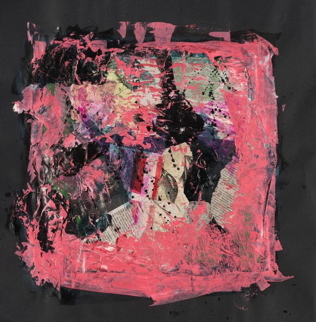 Collage 1 © Tina Steffens 2018 50 x 50cm Mischtechnik auf Papier #100190