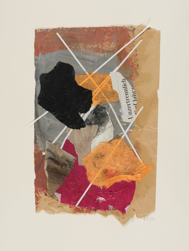 Paper 1 © Tina Steffens 2018 56 x 50cm Papiercollage #100191