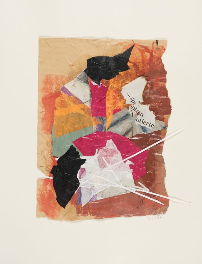 Paper 3 © Tina Steffens 2018 56 x 50cm Papiercollage #100193