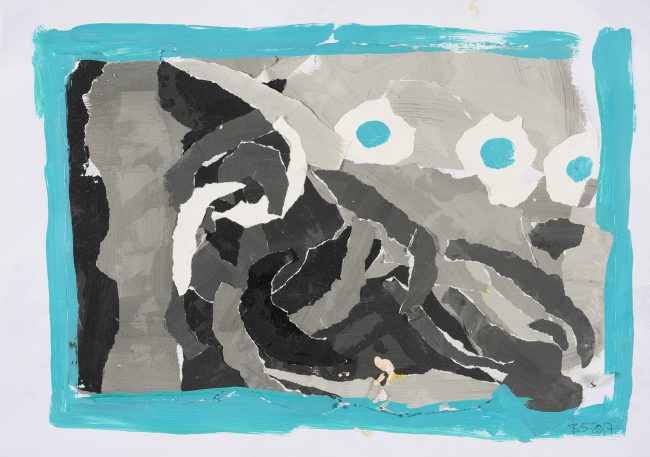 Collage 2 © Tina Steffens 2017 Papiercollage #100149