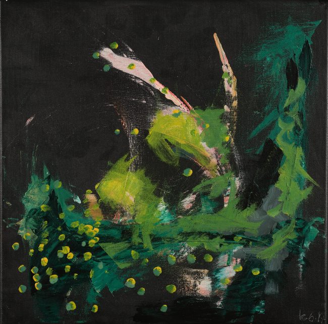 Green © Tina Steffens 2018 cm Acryl auf Leinwand #100198