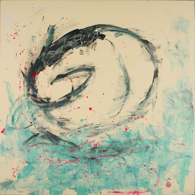 Comming © Tina Steffens 2018 100 x 100cm Acryl auf Leinwand #100204