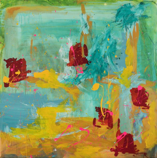 Power © Tina Steffens 2018 80 x 80cm Acryl auf Leinwand #100303