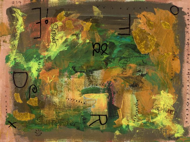 Intuition © Tina Steffens 2018 30 x 40cm Acryl auf Leinwand #100302