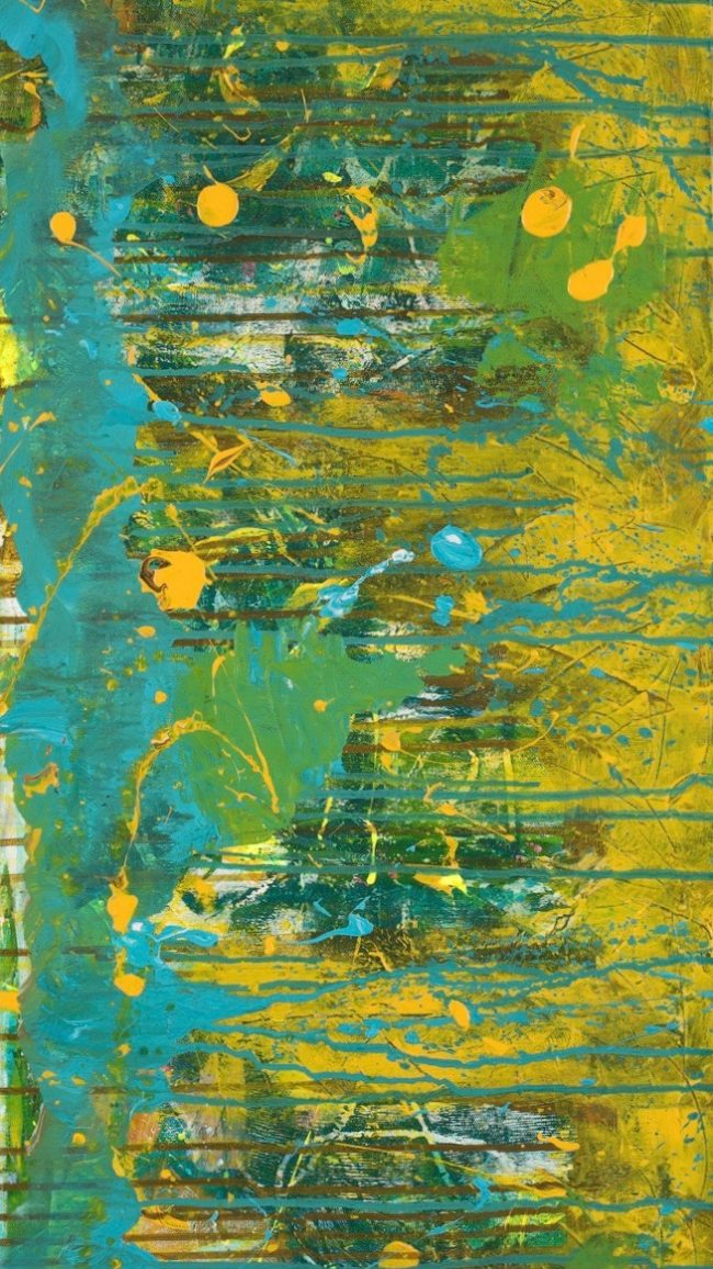 Universe © Tina Steffens 2018 120 x 40cm Acryl auf Leinwand #100305